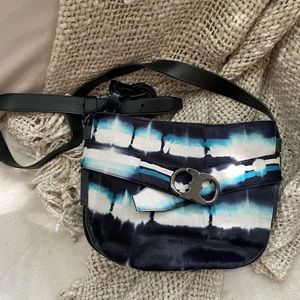 Tory Burch Gemini Link Tie Dye Haircalf Crossbody